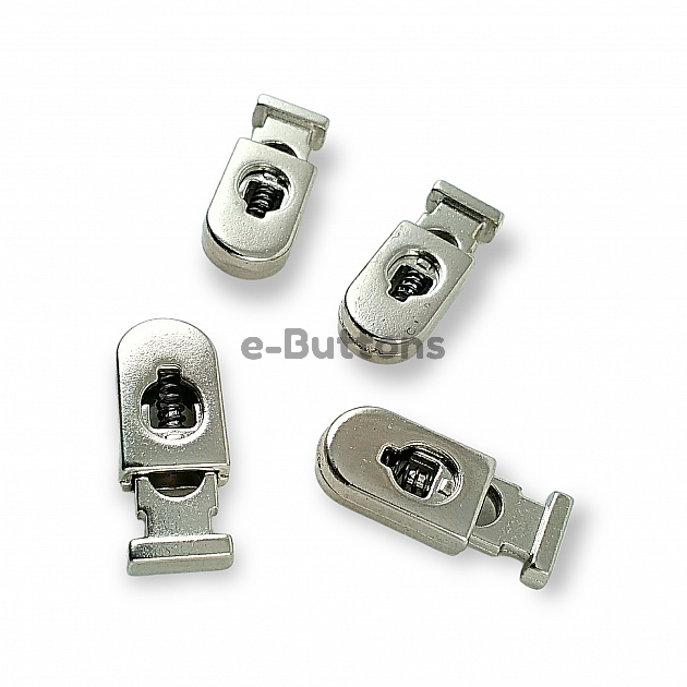 Metal Stoper 26 mm boylu 5 mm Delikli Siyah ve Sade Tasarımlı B0020