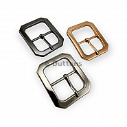 Center Bar Buckle  2.5 cm Belt Buckle Metal E 1224