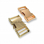 2 cm Bandolier Buckle Snap Clasp Metal Zamak 2150