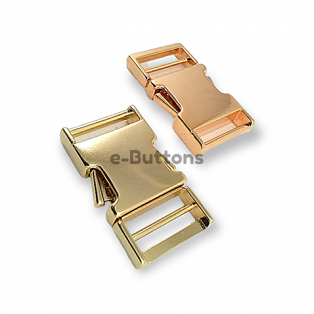 2 cm Bandolier Buckle Snap Clasp Metal Zamak 2150