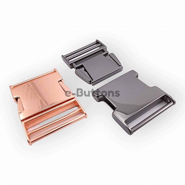 3 cm Bandolier Buckle Snap Clasp Metal Zamak E 2249