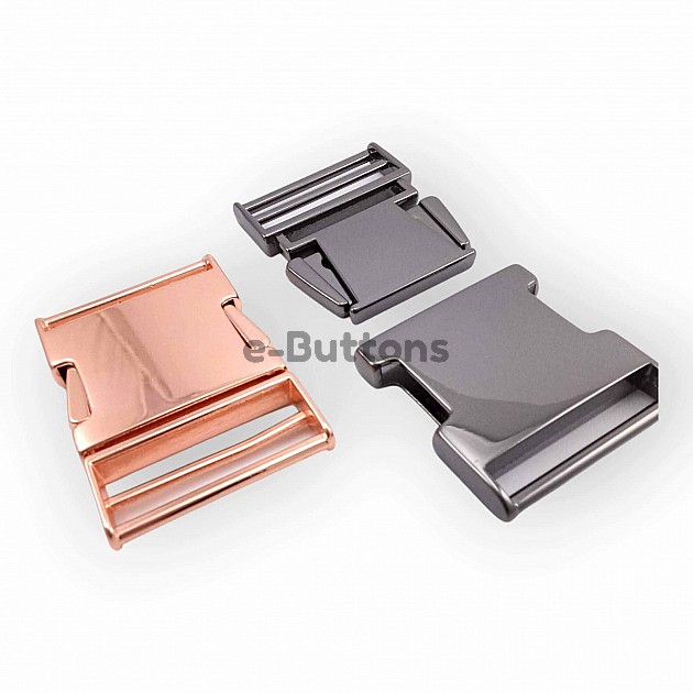 3 cm Bandolier Buckle Snap Clasp Metal Zamak E 2249