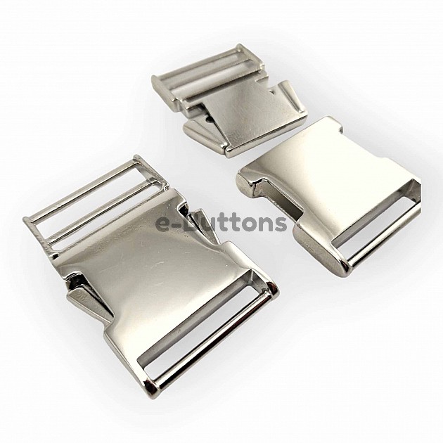 4 cm Bandolier Buckle Snap Clasp Metal Zamak E 2267