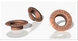 Brand Name Eyelet - Copper Galvanized Coating