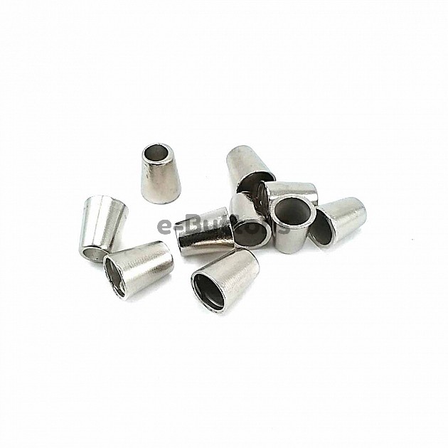 9 mm giriş 7 mm Sade Tasarımlı Metal Bağ ucu boy B0004