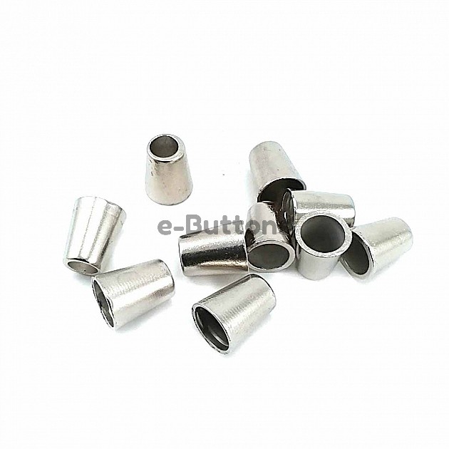 9 mm giriş 7 mm Sade Tasarımlı Metal Bağ ucu boy B0004