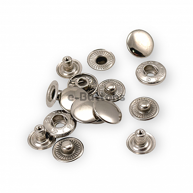 15 mm 3/4" Alpha Snap Fasteners Brass Button C0001PR