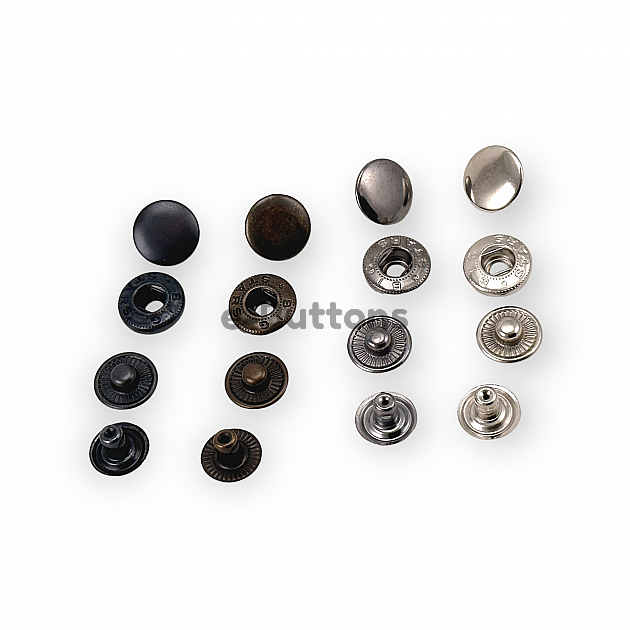 Snap Fasteners 3/4"  15mm Alpha Snap Button C0001