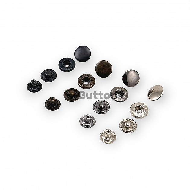 Snap Fasteners 3/4"  15mm Alpha Snap Button C0001