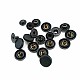 Black Plastic Snap Fasteners Button 12 mm 20L / 15/32" (250 pcs/Pack) C0007