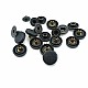 Black Plastic Snap Fasteners Button 12 mm 20L / 15/32" (250 pcs/Pack) C0007