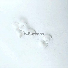 White Plastic Snap Button 9 mm 14 size C0010