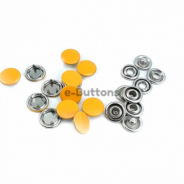 Dyed  Prong Snap Fantenrs 9.5 mm Stainless Buttons C0014