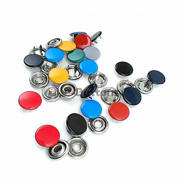 Dyed  Prong Snap Fantenrs 9.5 mm Stainless Buttons C0014