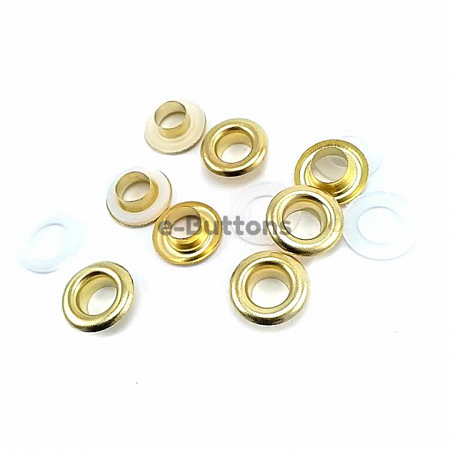 15 mm Metal Eyelets 9/32"   (250 pcs / Package) K0001