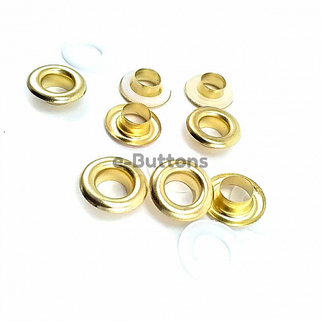 15 mm Metal Eyelets 9/32"   (250 pcs / Package) K0001