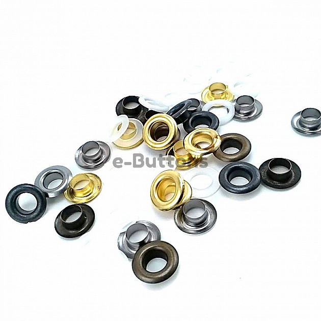 15 mm Metal Eyelets 9/32"   (250 pcs / Package) K0001