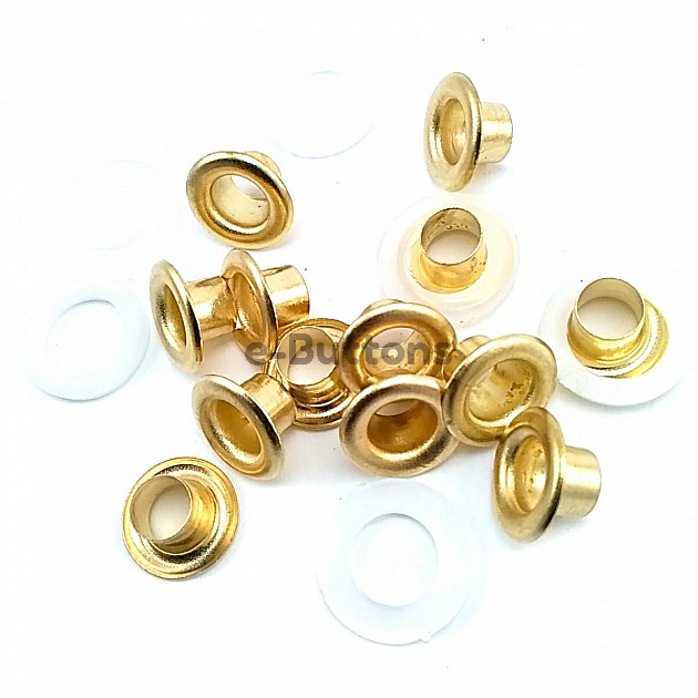 Metal Eyelets 12 mm 1/4"  (250 Pcs / Package) K0002