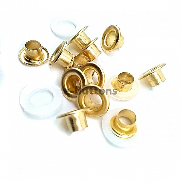 Metal Eyelets 12 mm 1/4"  (250 Pcs / Package) K0002