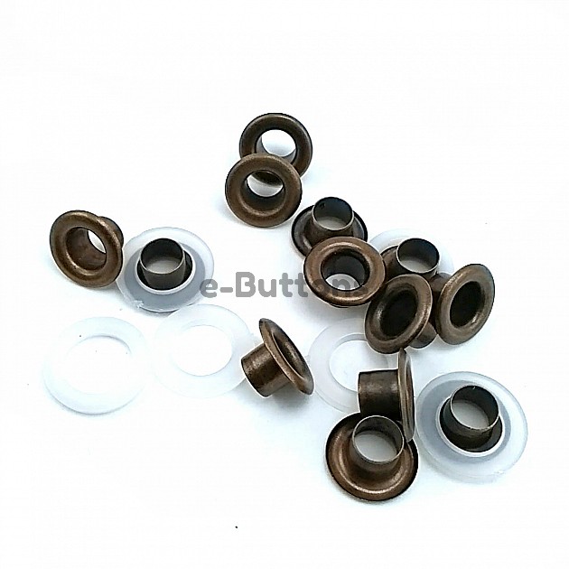 Metal Eyelets 12 mm 1/4"  (250 Pcs / Package) K0002