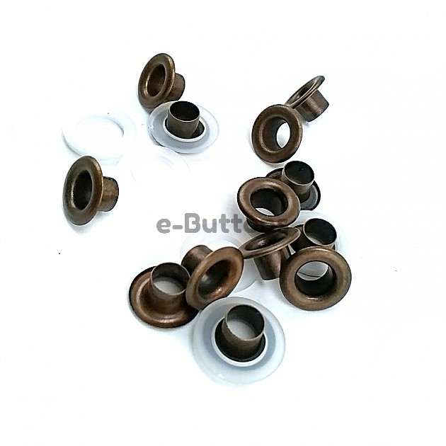 Metal Eyelets 12 mm 1/4"  (250 Pcs / Package) K0002