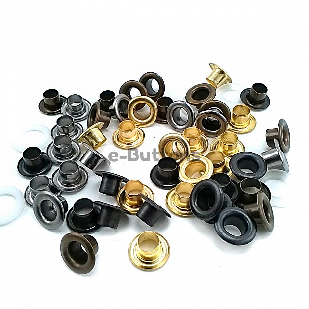 Metal Eyelets 12 mm 1/4"  (250 Pcs / Package) K0002