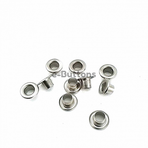 Metal Eyelets 15/64" 6 mm (250 Pcs / Package) K0005