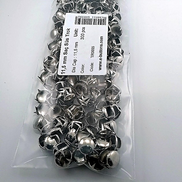 11. 50 mm Prong Stud Six Legged Metal Trok (300 pcs / Package) TR0035PK