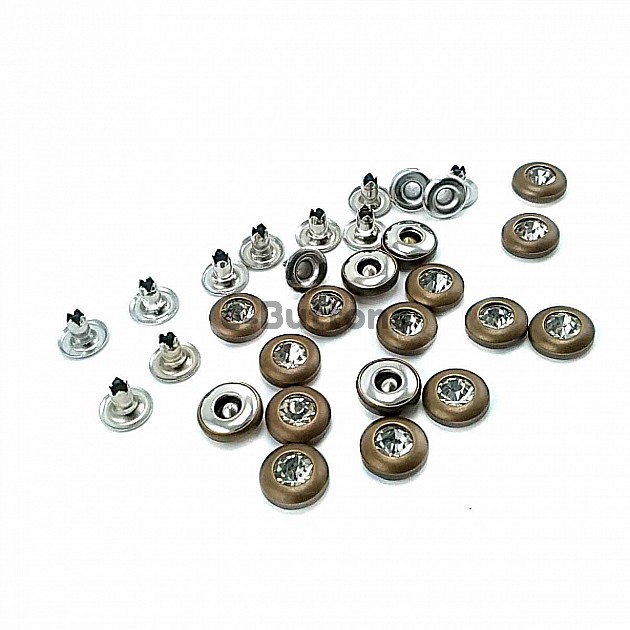 Rhinestone Rivet9 mm 14 L  (250 pcs / Package) R0014