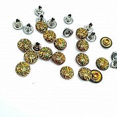 Rivet 9 mm 14 L Patterned R0016