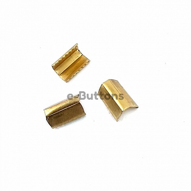 Cord End 14mm x 9mm Clamping Piece Metal T0012