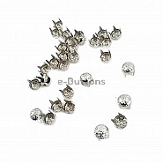 Punk Spikes Ornamen Stud 4.50 mm Spots Stud 4 Prong (250 pcs / Package) TR0005