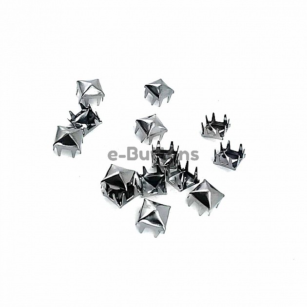 6 mm Punk Spikes Spots Stud Pyramid Shape (250 Pcs / Pack) TR0008