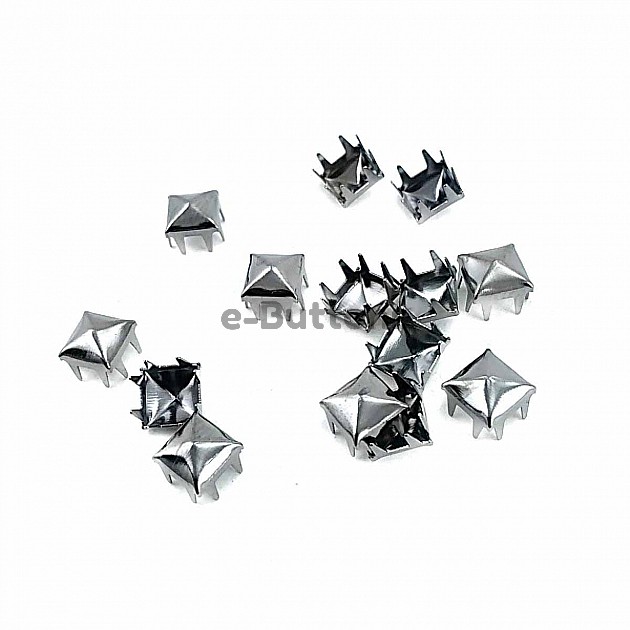 6 mm Punk Spikes Spots Stud Pyramid Shape (250 Pcs / Pack) TR0008