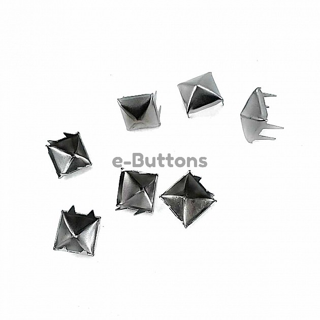 8 mm Punk Spikes Spots  Studs  Pyramid Shape (250 Pcs / Package) TR0018