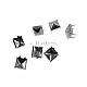 8 mm Punk Spikes Spots  Studs  Pyramid Shape (250 Pcs / Package) TR0018