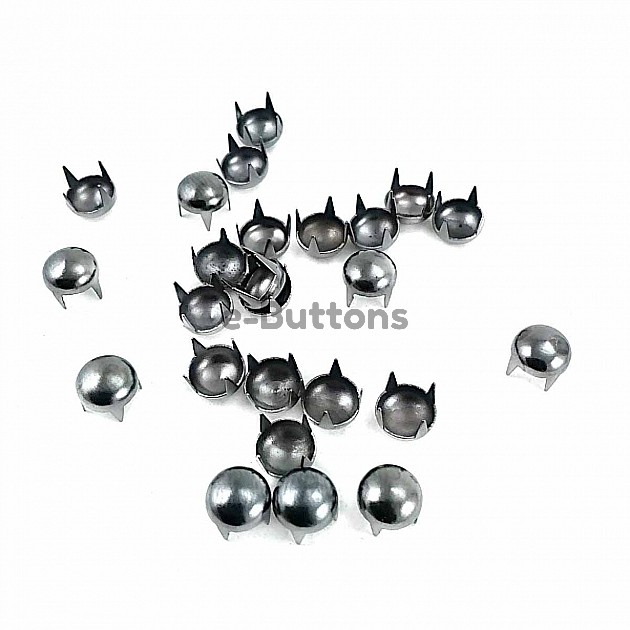 6,5 mm Punk Spikes Spots Studs Metal (250 pcs/packet) TR0023