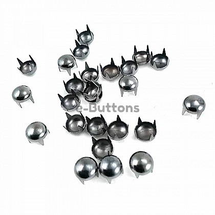▷ Round Spike Rivet Studs Spots - 7,5 mm Punk Spikes Spots Conical Studs