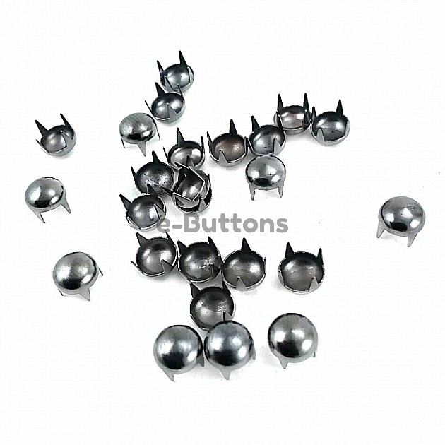 6,5 mm Punk Spikes Spots Studs Metal (250 pcs/packet) TR0023