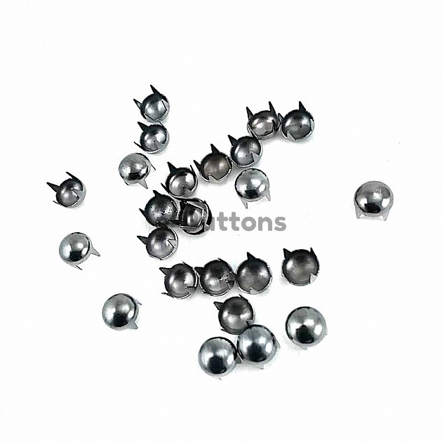 6,5 mm Punk Spikes Spots Studs Metal (250 pcs/packet) TR0023