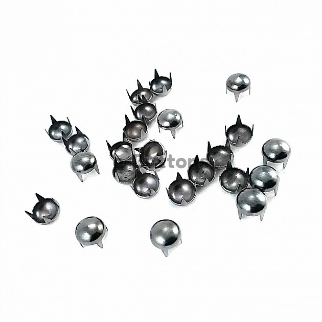 6,5 mm Punk Spikes Spots Studs Metal (250 pcs/packet) TR0023