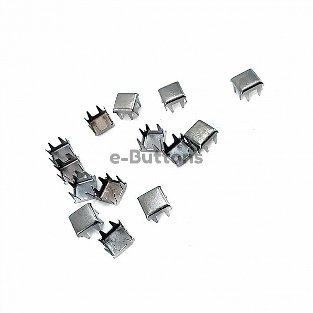 6x6 mm Süs Trok Kare 8 Bacaklı (250 Ad/Paket) TR0026