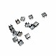 StudsWith Prong  6 mm Square Metal  (250 pcs/pck) TR0026