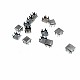 StudsWith Prong  6 mm Square Metal  (250 pcs/pck) TR0026