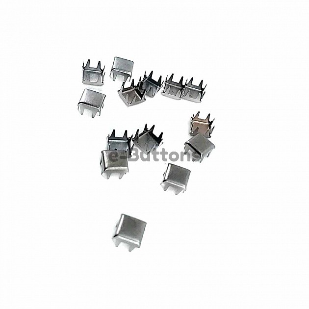 6x6 mm Süs Trok Kare 8 Bacaklı (250 Ad/Paket) TR0026