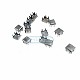 StudsWith Prong  6 mm Square Metal  (250 pcs/pck) TR0026