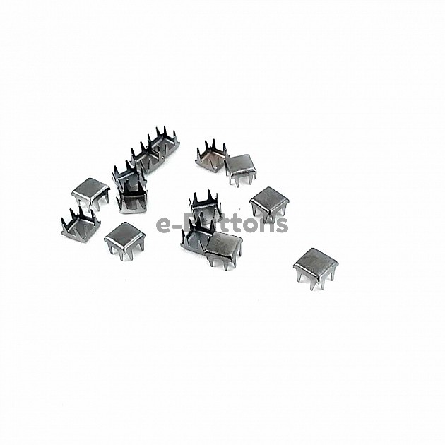 6x6 mm Süs Trok Kare 8 Bacaklı (250 Ad/Paket) TR0026