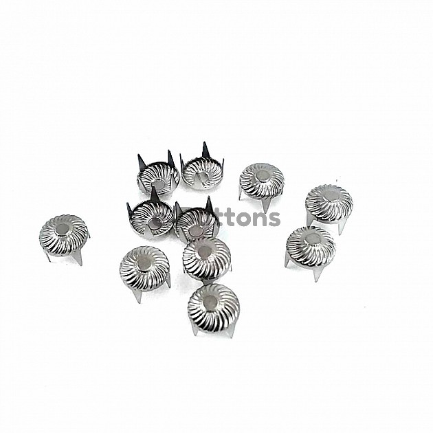 7,5 mm Punk Spikes Spots Studs Swirl Pattern (250 Pcs / Pack) TR0028