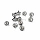 7,5 mm Punk Spikes Spots Studs Swirl Pattern (250 Pcs / Pack) TR0028