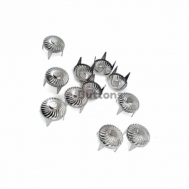 7,5 mm Punk Spikes Spots Studs Swirl Pattern (250 Pcs / Pack) TR0028